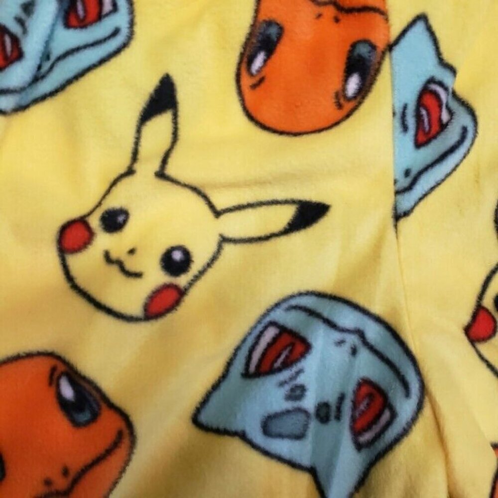 Pokemon Gotta Catch 'Em All Pikachu Group 2 Piece Pajama Set Boys Size 4 Yellow - Picture 5 of 9